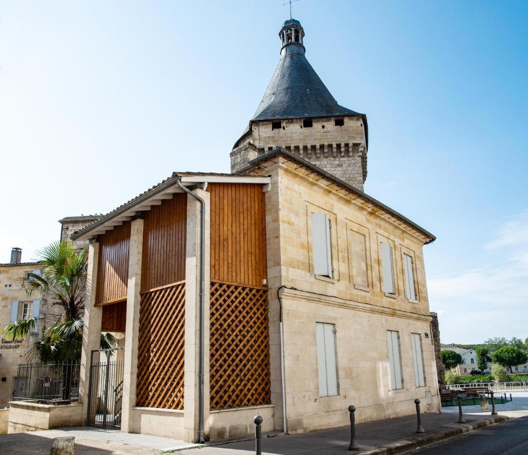 Logis Hotel De La Tour Libourne Exterior foto